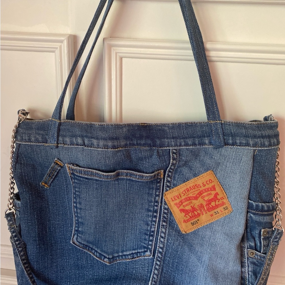 Levi's Classic Blue Denim Tote